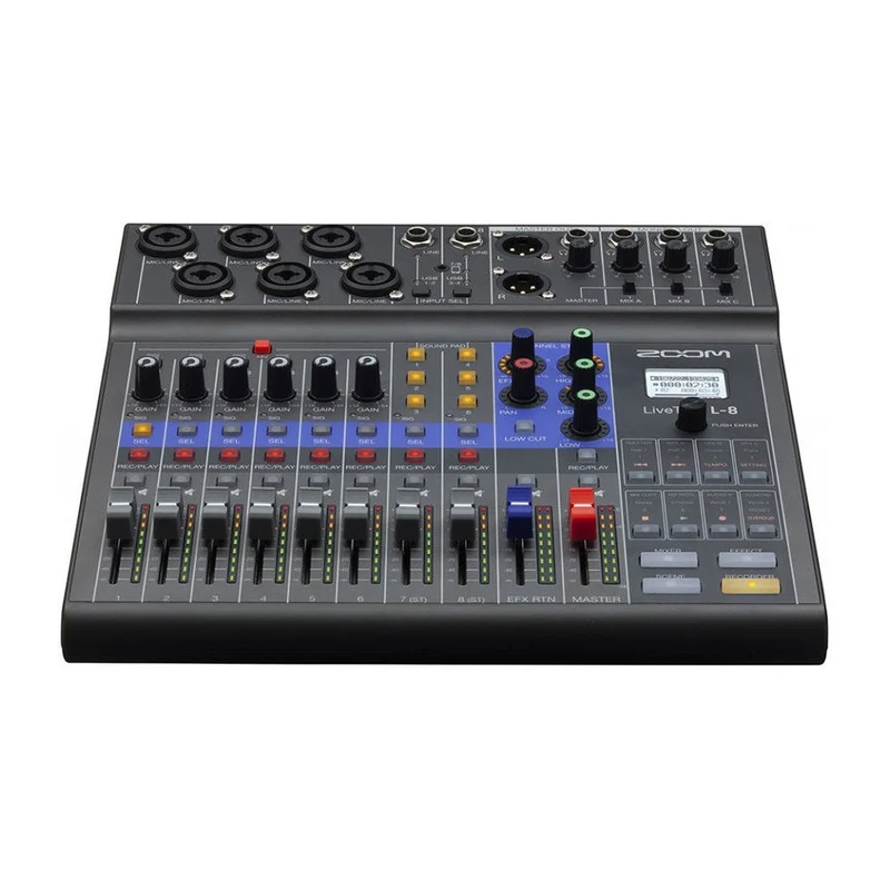 Zoom LiveTrak L-8 Digital Mixer pour Podcast
