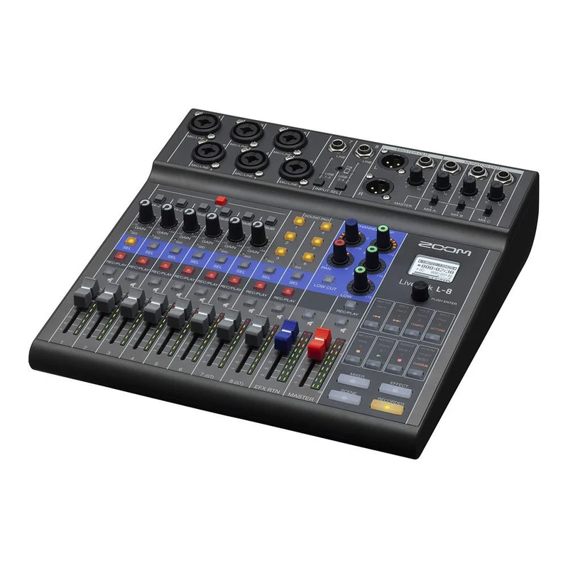 Zoom LiveTrak L-8 Digital Mixer pour Podcast