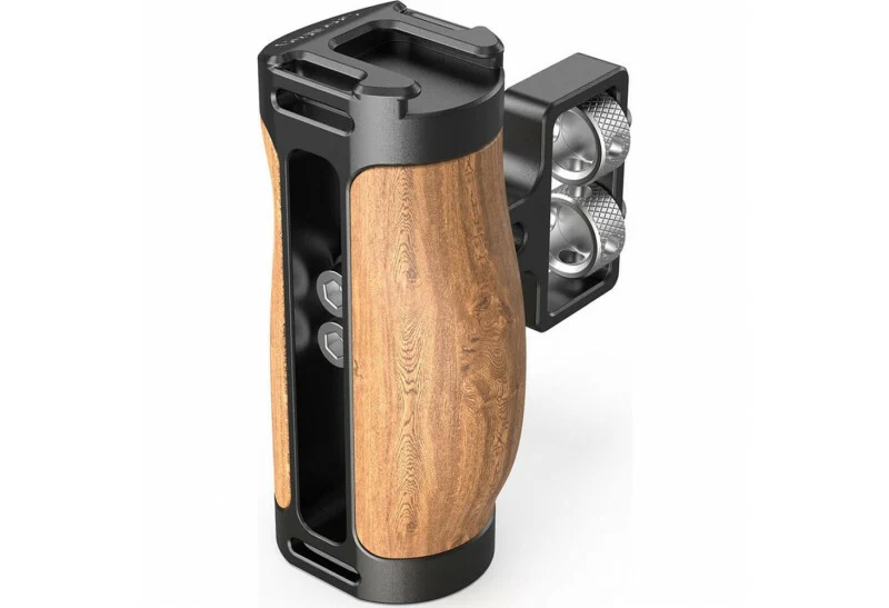 SmallRig 2913 en Bois Mini Poignée Latérale (1/4”-20 Vis)