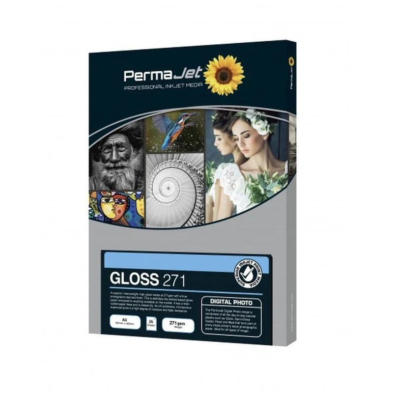 PermaJet PJ50832 Brillant Instant Sec 271 A3+ 25 feuilles