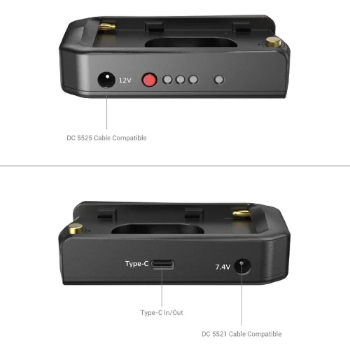 SmallRig Plaque d'adaptation de batterie 3168 NP-F Édition professionnelle
