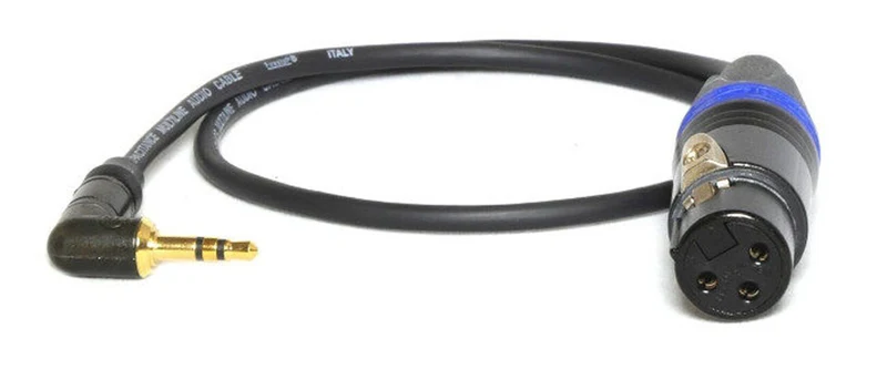 Peppercable CAY1 XLR Mini Câble Femelle - Jack Stéréo 3,5mm 40 cm