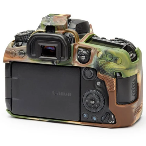 easyCover Boîtier Cover pour Canon 90D Camouflage