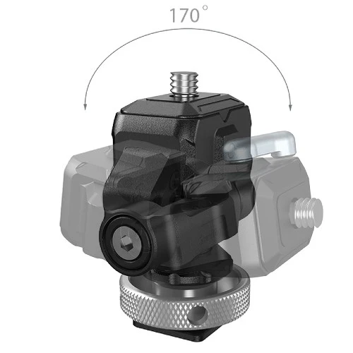 SmallRig 3514 Mini-support de moniteur à dégagement rapide encastrable HawkLock avec griffe