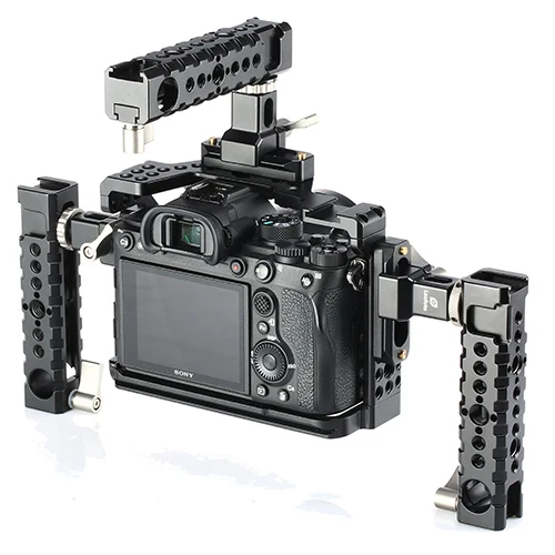 Leofoto Cage Hand Poignée avec 1/4" Montage holes