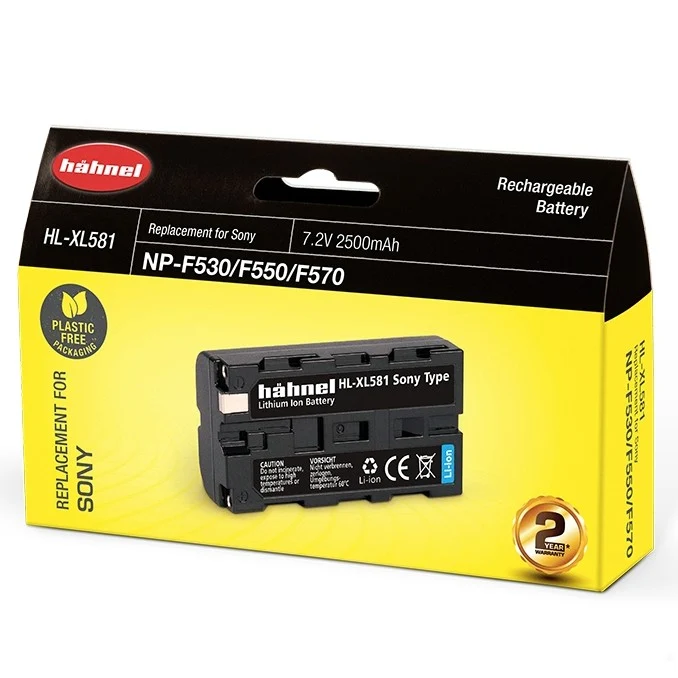 (Hähnel) Batterie Sony NP-F530 / NP-F550 / NP-F570