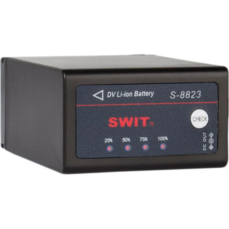 Swit S-8823 DV Batterie pour JVC GY-HM100 Series,BN-VF823U, DC Out 18Wh