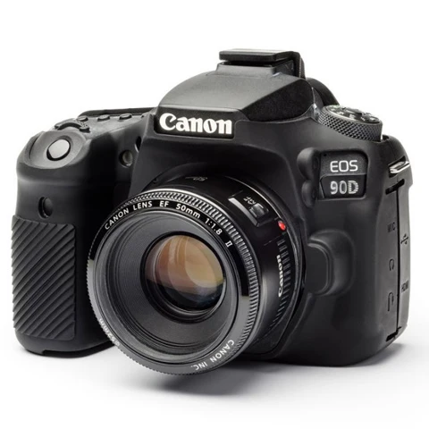 easyCover Boîtier Cover pour Canon 90D Noir