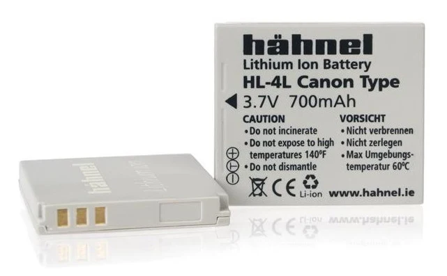 Hähnel HL-4L, Batterie Rechargeable - Canon NB-4L