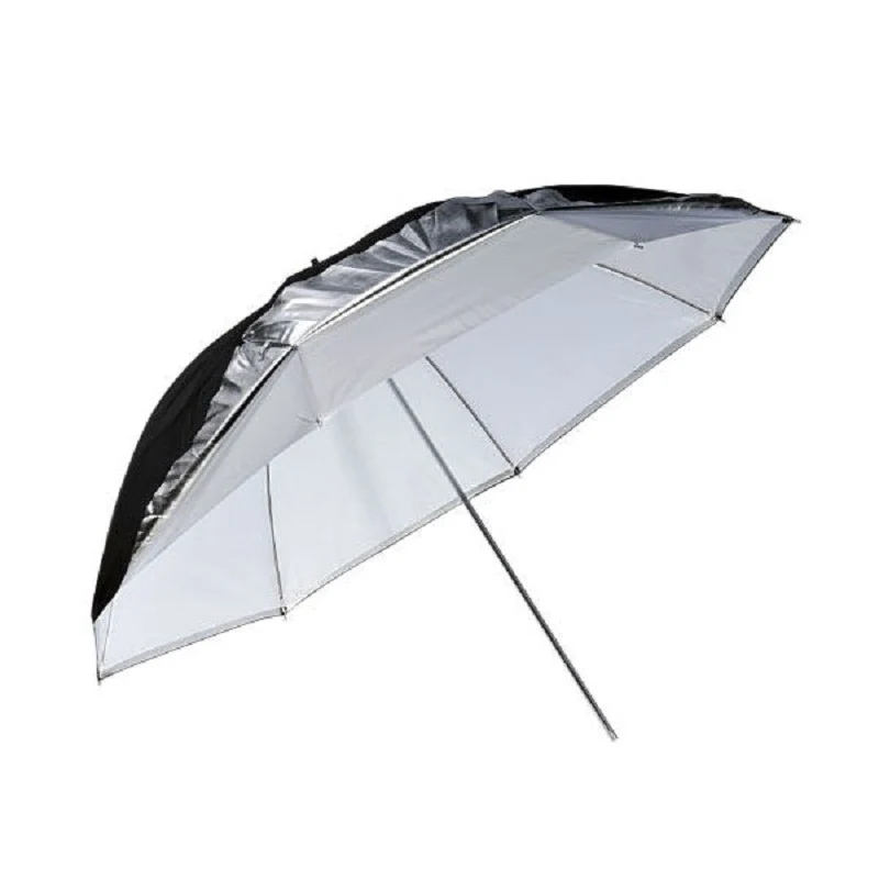Godox Dual Duty Parapluie Noir / Argent / Blanc - 101 cm