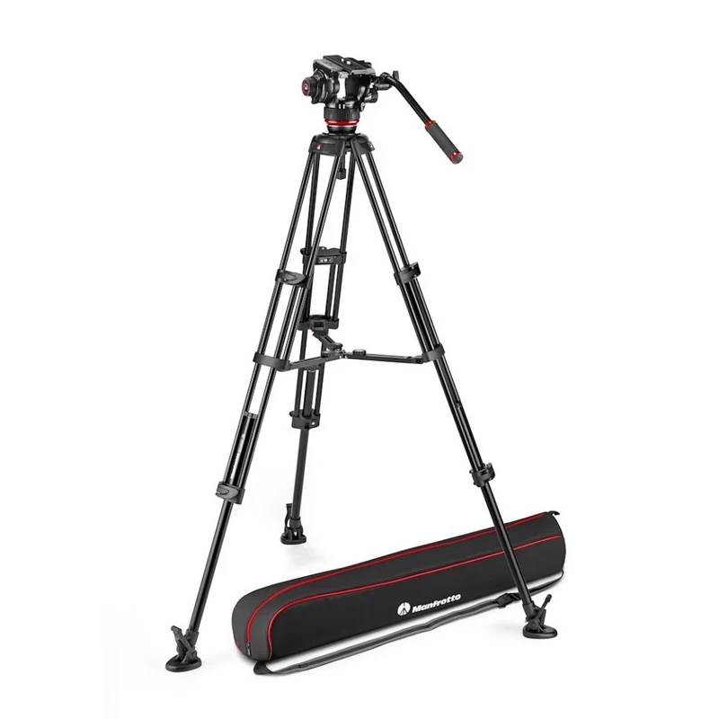 Manfrotto 504X & Fast Twin Leg Alu Trépied