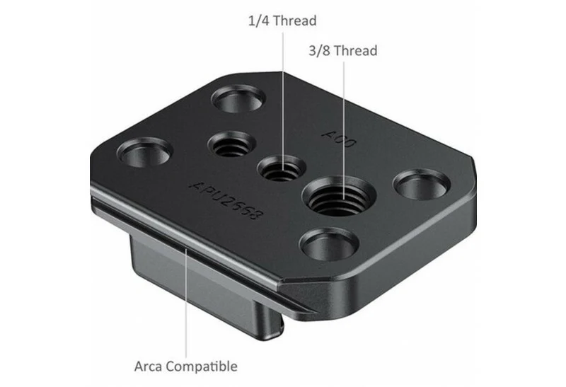 SmallRig 2668 Adaptateur de boucle avec plaque de fixation rapide Arca pour caméras GoPro