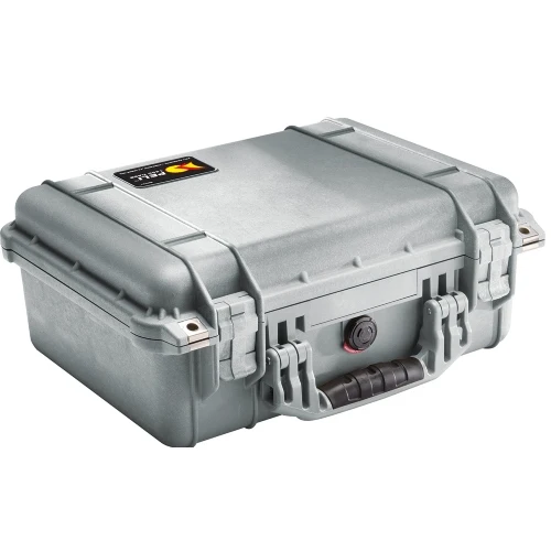 Peli™ 1450 Valise de Protection Argentée avec Mousse