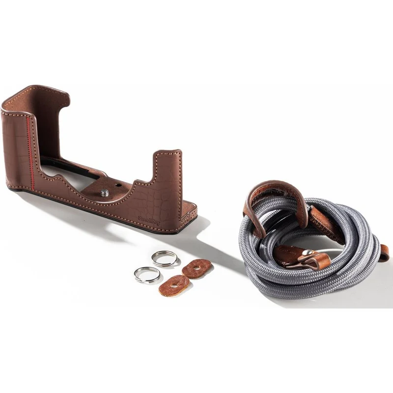SmallRig 5096 Kit étui en cuir pour Nikon Z f (marron)