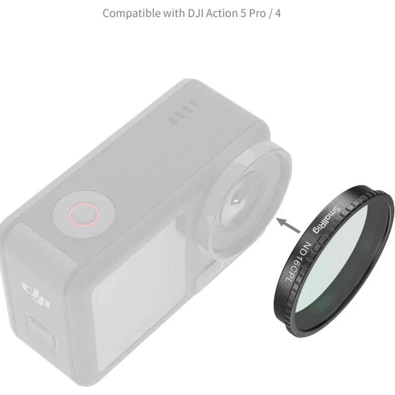 SmallRig 5412 Kit de filtres pour DJI Osmo Action 5 Pro / 4