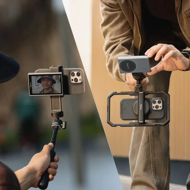 SmallRig 4851B Moniteur vidéo sans fil pour téléphone (Kit Vlog)
