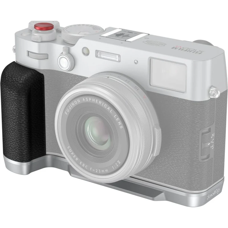 SmallRig 4555B Plaque de Montage en L avec Poignée pour FUJIFILM X100VI / X100V (Argent)