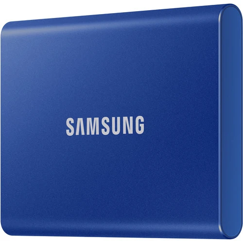 Samsung T7 Tactile 2TB USB 3.2 Gen.2 SSD Portable Bleu (10Gbps)