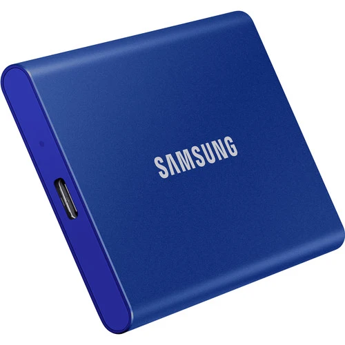 Samsung T7 Tactile 2TB USB 3.2 Gen.2 SSD Portable Bleu (10Gbps)
