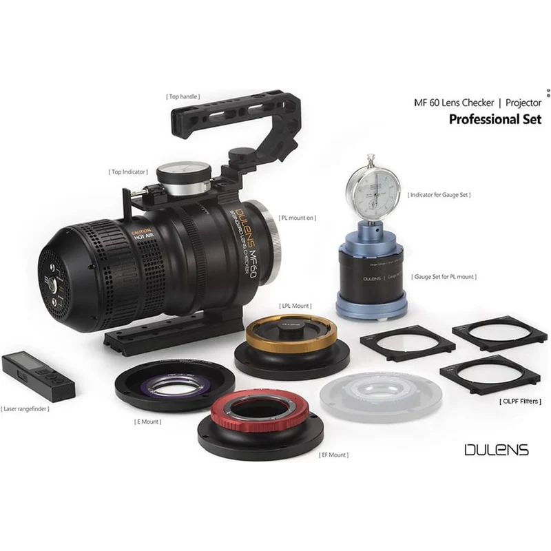Dulens MF60 Objectif Checker | Projecteur Pro Set