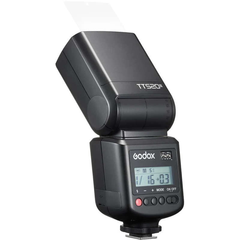 Godox TT520III Flash de caméra avec écran LCD