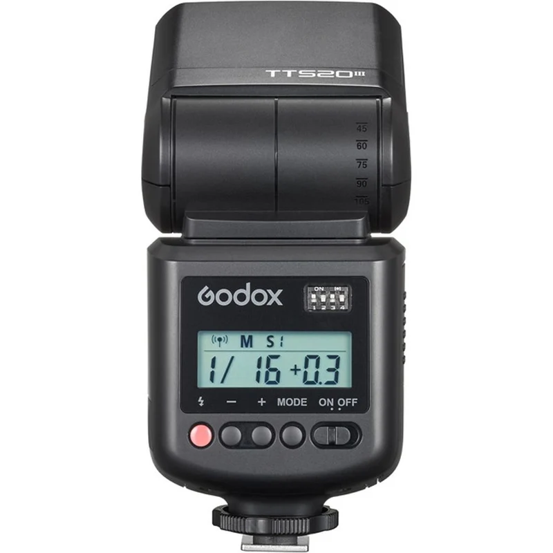 Godox TT520III Flash de caméra avec écran LCD