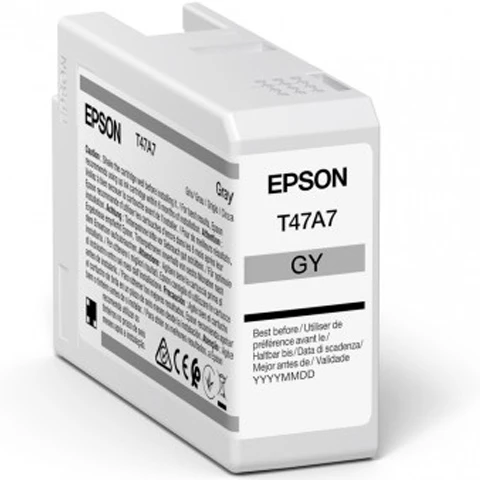Epson Singlepack Gris T47A7 UltraChrome Pro 10 Ink 50ml