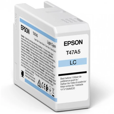 Epson Singlepack Light Cyan T47A5 UltraChrome Pro 10 Encre 50ml