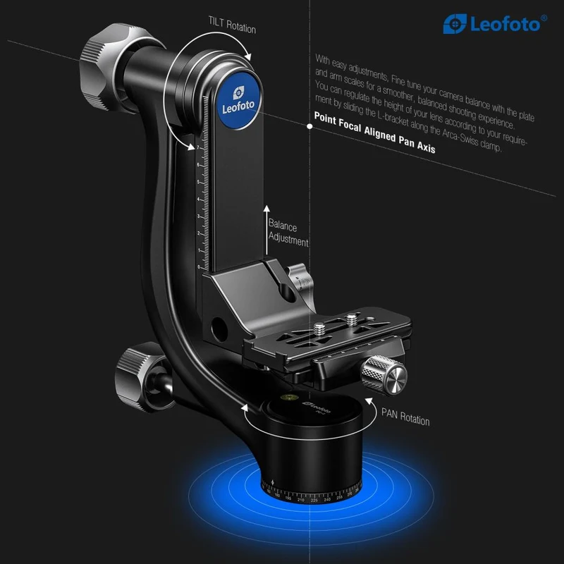 Leofoto PG-4 Tête de cardan