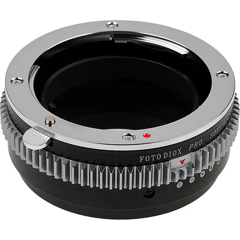 Fotodiox Pro Objectif Adaptateur de monture - Sony Alpha A-Mount APPAREIL PHOTO REFLEX Objectif vers Sony Alpha E-Mount Hybride Appareil photo Boîtier avec Built-In Aperture Control Dial