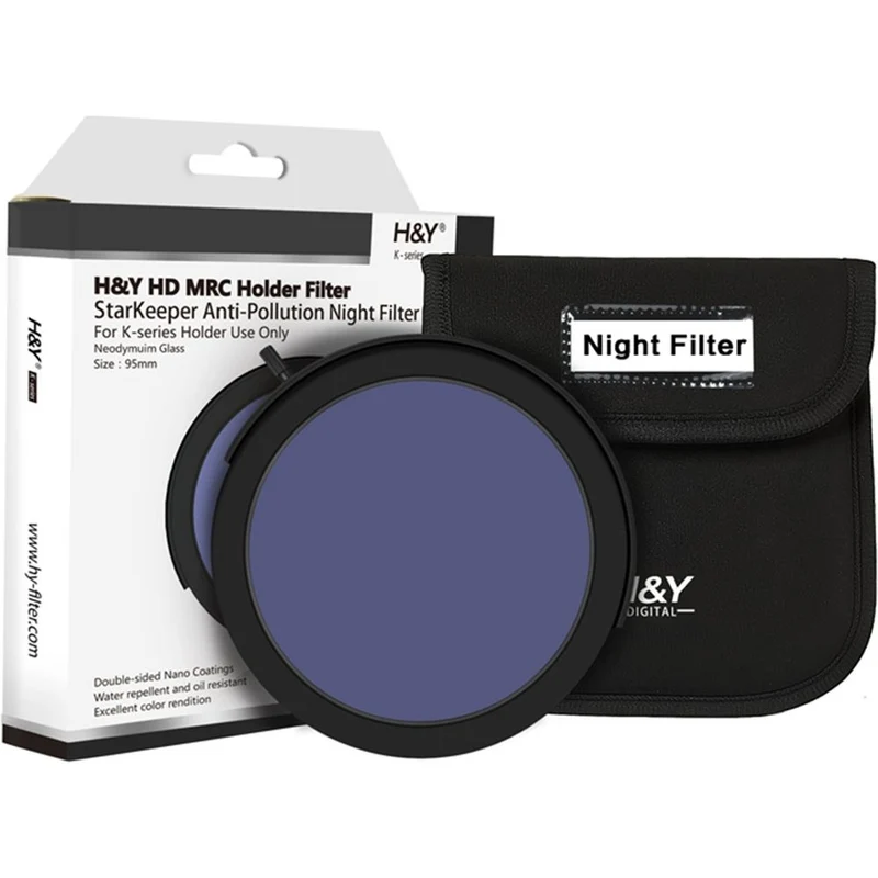 H&Y K-Series filtre nocturne anti-pollution filtre drop-in 95mm