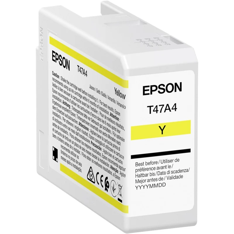 Epson Singlepack Jaune T47A4 UltraChrome Pro 10 Ink 50ml