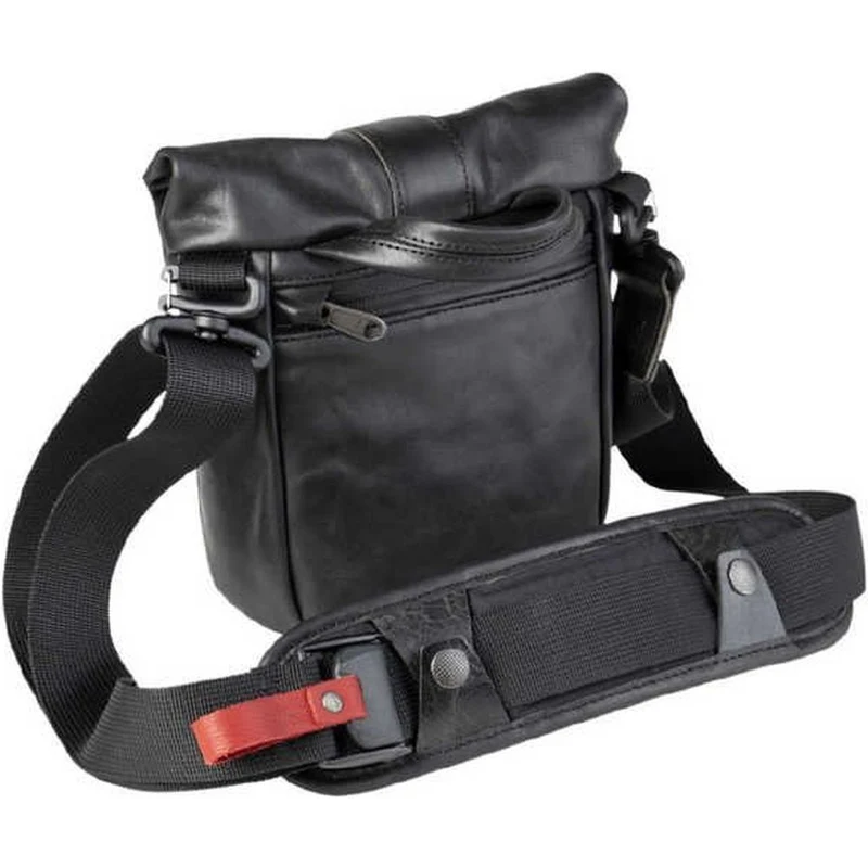 Wotancraft Pilot Travel Appareil photo Bag 2L - cuir noir