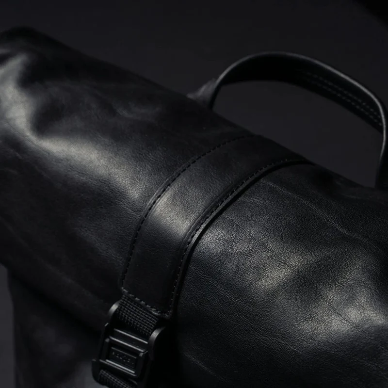Wotancraft Pilot Travel Appareil photo Bag 7L - cuir noir
