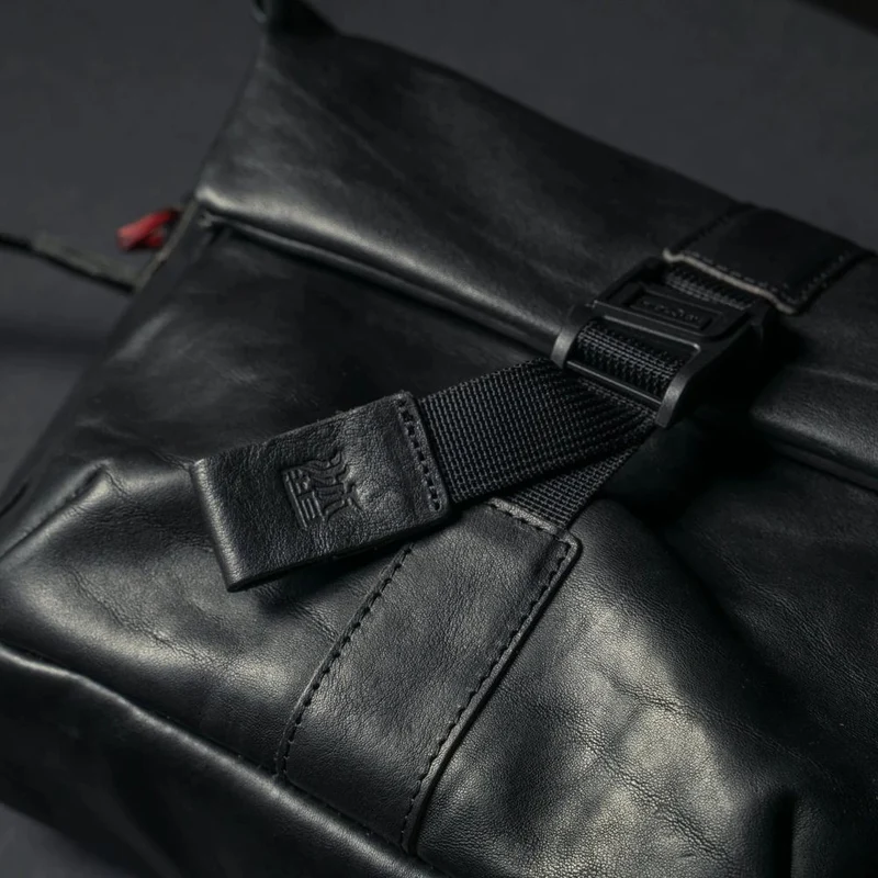 Wotancraft Pilot Travel Appareil photo Bag 7L - cuir noir