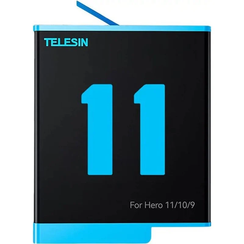 TELESIN Chargeur 3 slots pour GoPro Hero 9 /10 /11 /12 + 2 Batteries