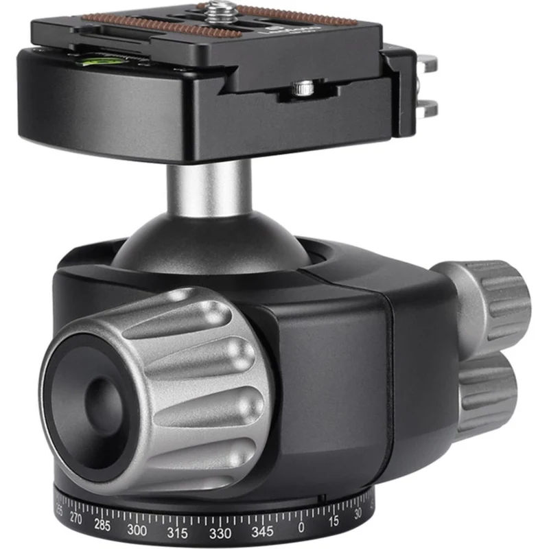 Leofoto Ranger LH-40LR 40mm Rotule à profil bas + pince à dégagement rapide NP-50