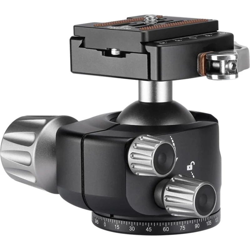 Leofoto Ranger LH-40LR 40mm Rotule à profil bas + pince à dégagement rapide NP-50