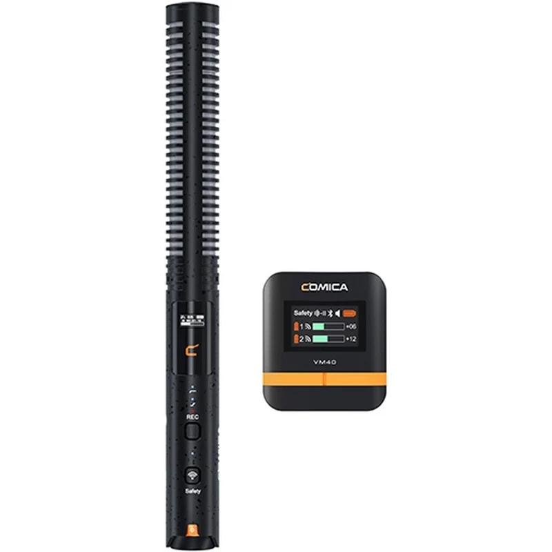 Comica VM40COMBO Microphone Canon sans Fil Double Canal + 32 Go de Mémoire Intégrée
