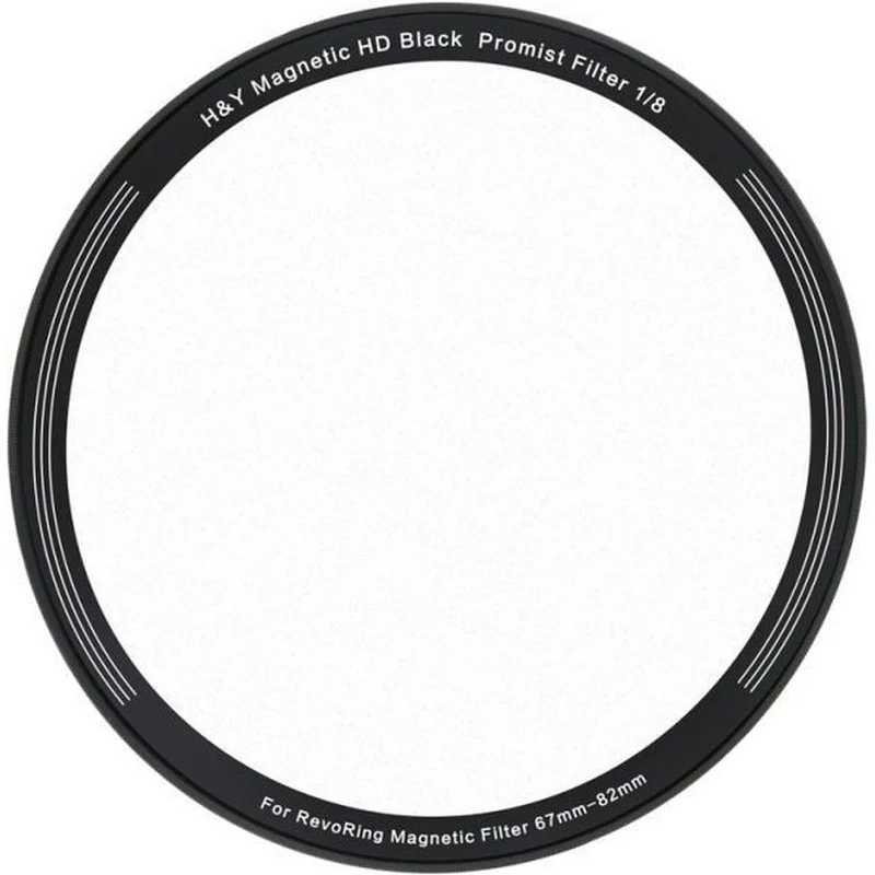 H&Y Filtre magnétique noir à clip 1/8 pour RevoRing 67-82mm