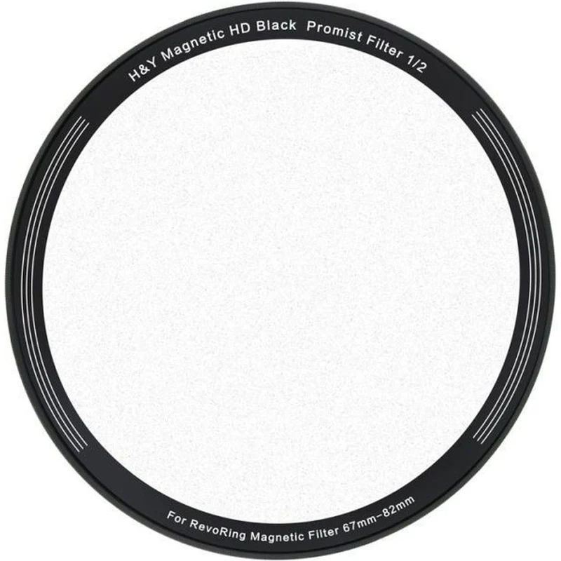 H&Y Noir Fog Magnetic 1/2 Clip-on Filtre pour RevoRing 67-82mm