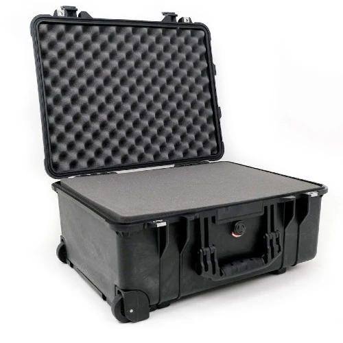 Peli™ 1560 Valise Mousse à Roulette -Noir