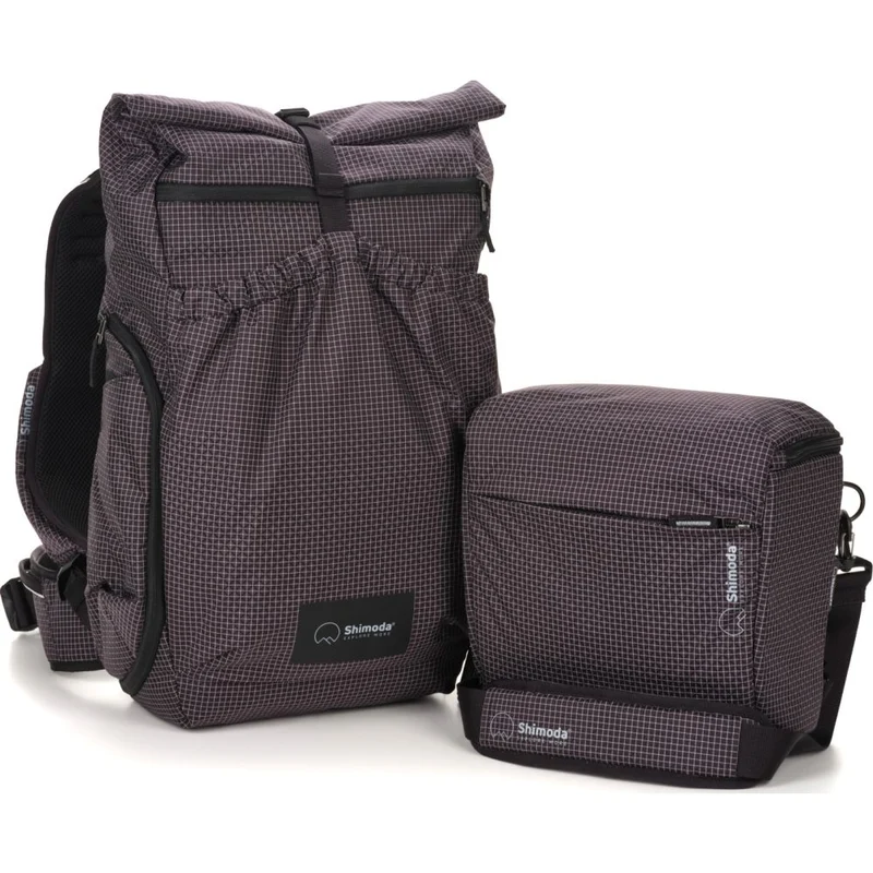 Shimoda Sac à dos Side Lite 22 Starter Kit - noir/blanc - 520-371