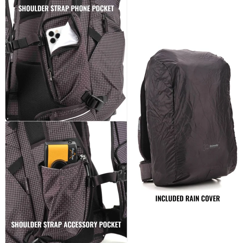 Shimoda Sac à dos Side Lite 22 Starter Kit - noir/blanc - 520-371