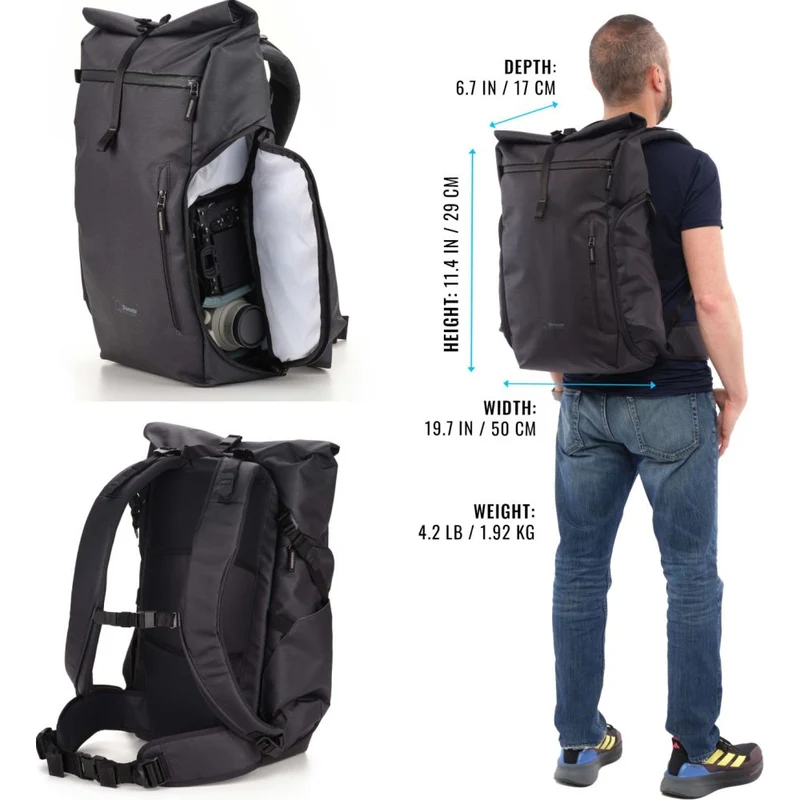 Shimoda Sac à dos Side Street 28 Starter Kit - anthracite - 520-382