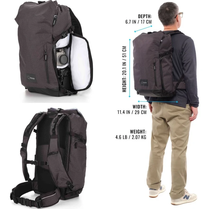 Shimoda Sac à dos Sidecountry 32 Kit de démarrage - noir/blanc - 520-355