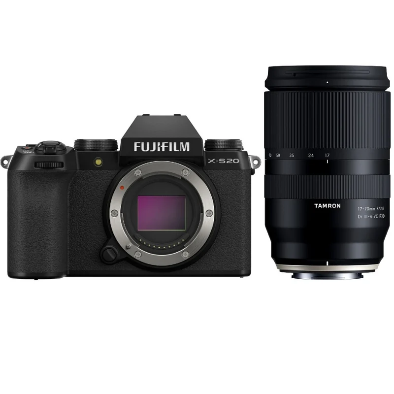Fujifilm X-S20 Appareil Photo Hybride + Tamron 17-70mm f/2.8 Di III-A VC RXD