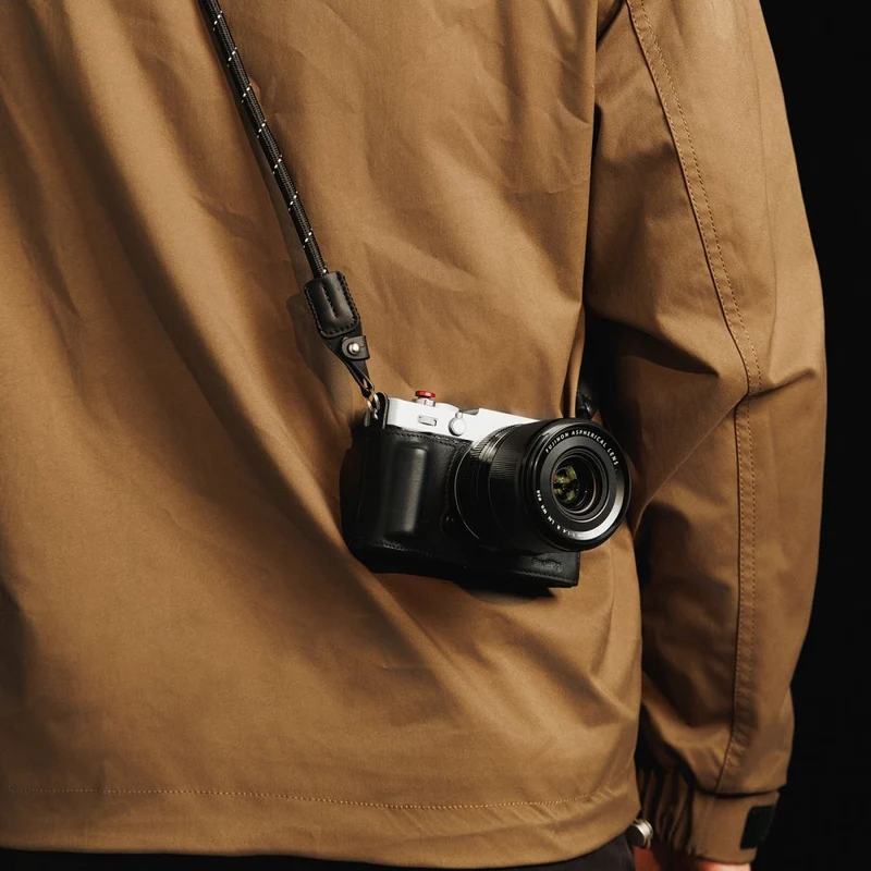 SmallRig 5450 Étui en cuir pour Fujifilm X-E5, noir