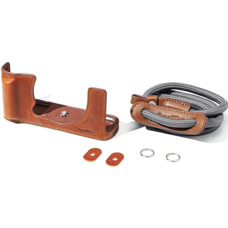 SmallRig 5449 Kit étui en cuir pour Fujifilm X-E5, marron