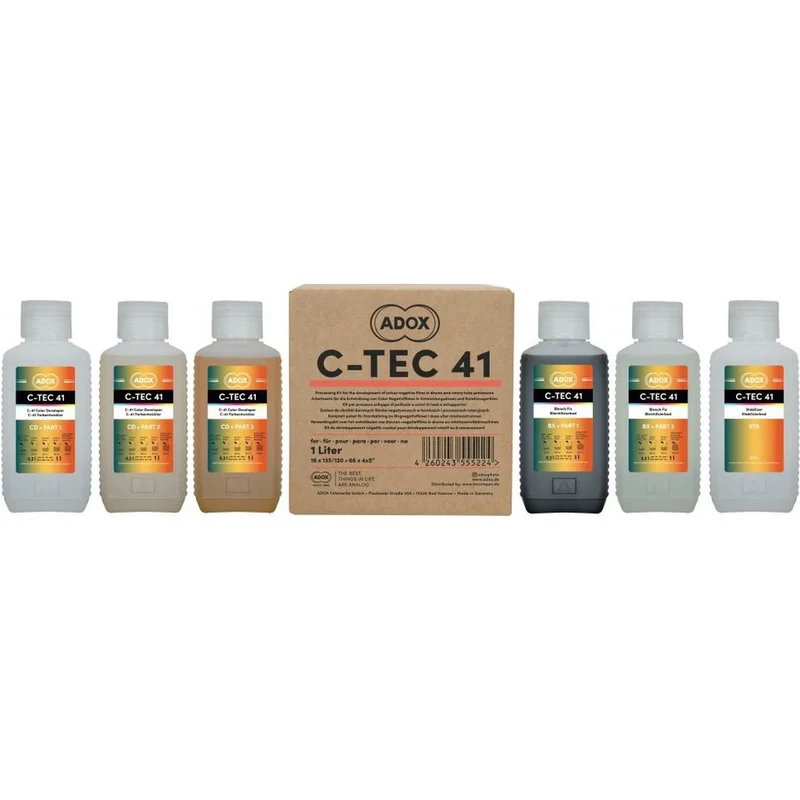 Adox C-Tec C-41 Kit négatif rapide pour 12 à 16 films
